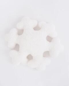 Vianočný vankúš - Snehová vločka biela