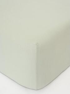 Jersey plachta do postieľky Classic 60 × 120 cm - šalviová