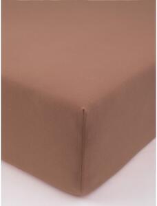 Jersey plachta s elastanom Deluxe 120 × 200 cm – mocha mousse