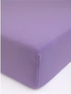 Jersey plachta s elastanom Deluxe 90 × 200 cm – levanduľová