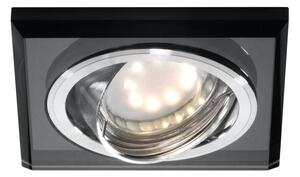 Stropné vstavané bodové svietidlo VIVIDUS - 1xGU10, MR16, 50W, 9cm, hranaté, čierne