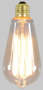 Filamentová LED vintage žiarovka EDISON - E27, ST64, 60W, 2800K (teplá biela)