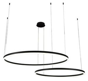 LED Stmievateľný luster na lanku LED/128W/230V 3000-6500K + diaľkové ovládanie