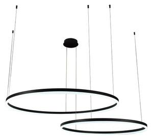 LED Stmievateľný luster na lanku LED/128W/230V 3000-6500K + diaľkové ovládanie