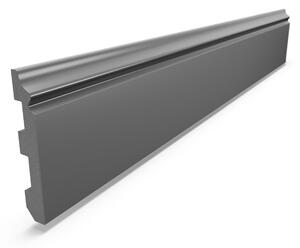 Nástenná dekoratívna lišta XPS DP5-S šedá, rozmer 2000x12,6x79mm, IMPOL TRADE