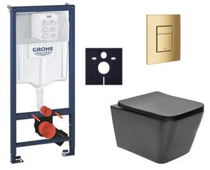 Závesný WC set do ľahkých stien / predstenová montáž SAT Infinitio SIKOGRSIN12BSCGL0