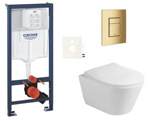 Závesný WC set do ľahkých stien / predstenová montáž Glacera Ava SIKOGRSAVASCGL0