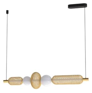 Eglo 300478 - LED stmievateľný luster na lane CEGLIE LED/20W/230V 2200-6500K zlatý + diaľkové ovládanie