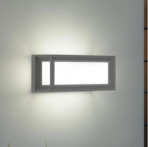 Brilagi - Vonkajšie nástenné svietidlo PARKER 1xE27/60W/230V sivé IP44