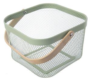 Drôtený kovový košík 24,5x27x30 cm Greenish – Orion