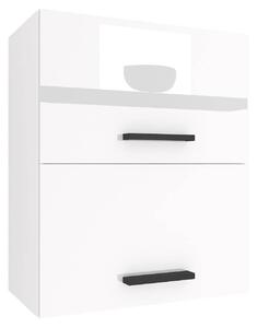 Kuchynská skrinka Belini horná 60 cm biely lesk