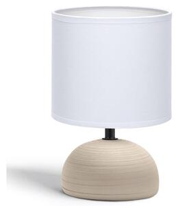 Aigostar B.V. Aigostar - Stolná lampa 1xE14/40W/230V hnedá/biela AI0164 + záruka 3 roky zadarmo