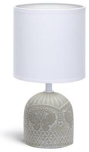 Aigostar Aigostar - Stolná lampa 1xE14/40W/230V béžová/biela AI0167 + záruka 3 roky zadarmo