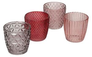 Sada svietnikov Altare 4 ks. pink