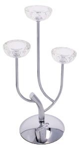 Svietnik Elisabeth silver wys. 44,5cm