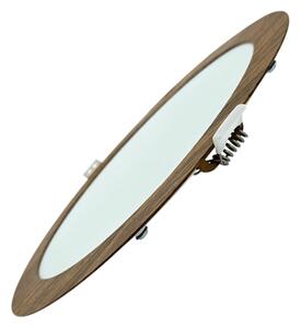 LED Podhľadové svietidlo CIRCLE LED/18W/230V 4200K pr. 22 cm hnedá