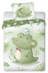 DETSKÉ BAVLNENÉ OBLIEČKY CROC 100X135 CM, 1KS 40X60 CM VZOROVANÉ