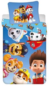DETSKÉ OBLIEČKY Z MIKROVLÁKNA PAW PATROL 140X200 CM, 1 KS 70X90 CM VZOROVANÉ
