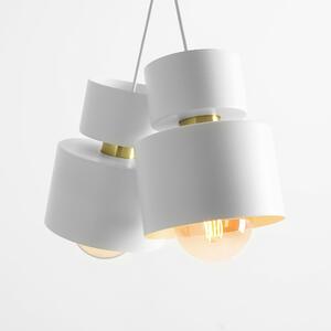 Aldex KADM WHITE / COPPER | Moderná závesná lampa Farba: Biela