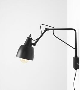 Aldex SOHO BLACK (small) | Nástenná lampa na krátkom ramene