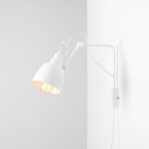 Aldex SOHO WHITE (small) | Nástenná lampa na krátkom ramene