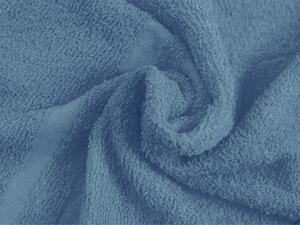 Osuška BASIC DUAL 70 x 140 cm modrá, 100% bavlna