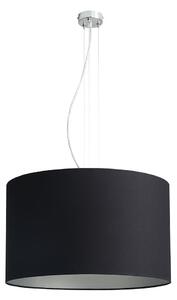 Aldex BARILLA SILVER | Lampa s textilným tienidlom v čierno-striebornej kombinácii Veľkosť: 40cm