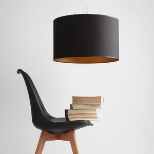 Aldex BARILLA GOLD | Lampa s textilným tienidlom v čierno-zlatej kombinácii Veľkosť: 50cm