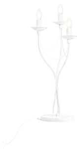 Aldex ROSE WHITE | Stolná lampa v klasickom štýle Variant: Dvojplameňová