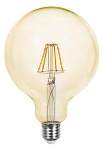 V-TAC Jantárová LED filament žiarovka E27 G125 4W