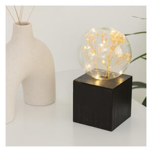 Atmosphera - LED stolová lampa MICRO LED/2xAAA antracitová