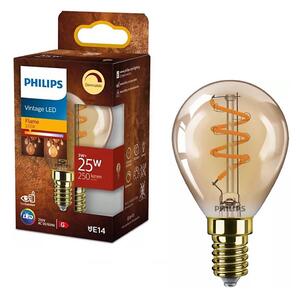 LED Stmievateľná žiarovka VINTAGE Philips P45 E14/3W/230V 2200K