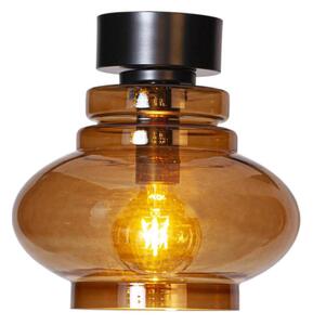 ByRydens 4202200-5512-Stropné svietidlo DOLORES 1xE27/5W/230V pr.30cm hnedá/dymová
