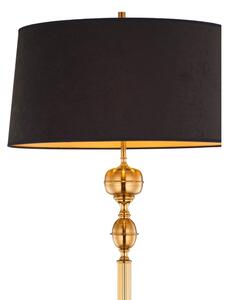 Jupiter 1955 - Stojacia lampa BATUMI 1xE27/40W/230V čierna/mosadz