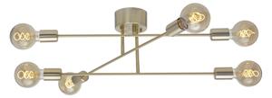 Cottex P7216BM - Prisadený luster BATON 6xE27/60W/230V mosadz