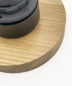 Stropné svietidlo HARMA WOOD 1xE27/15W/230V dub/biela pr. 20 cm