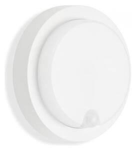 Telefunken - LED vonkajšie nástenné svietidlo so senzorom, 12 W, 230 V, IP44, biele