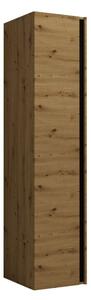ŠATNÍKOVÁ SKRIŇA GETA 40 DUB ARTISAN/ČIERNÁ