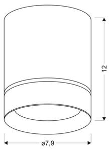 Bodové svietidlo TUBA 1xGU10/15W/230V biela