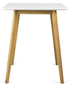 MUZZA Barový stôl base 80 x 80 cm biely