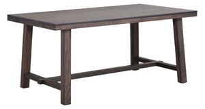 Tmavohnedý dubový jedálenský stôl Rowico Brooklyn, 170 x 95 cm