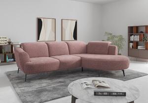 ROHOVÁ SEDAČKA, textil, baklažánová Sit & More - Sedačky, Online Only