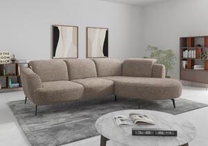 ROHOVÁ SEDAČKA, textil, cappuccino Sit & More - Sedačky, Online Only