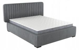 Čalúnená posteľ 140x200 cm Arianna (sivá). Vlastná spoľahlivá doprava až k Vám domov. 1041783