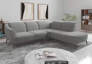ROHOVÁ SEDAČKA, textil, sivá Sit & More - Sedačky, Online Only