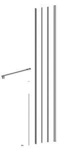 Set pre walk-in SAT Walk-In Xmotion gun metal SIKOWIXMPROFILSTGM
