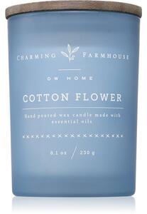 DW Home Charming Farmhouse Cotton Flower vonná sviečka 230 g