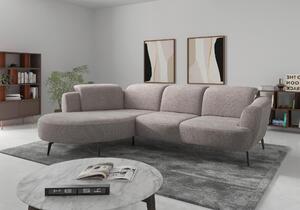 ROHOVÁ SEDAČKA, textil, strieborná Sit & More - Sedačky, Online Only