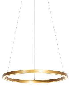 Zlaté závesné svietidlo 60 cm vrátane LED 3-stupňového stmievača - Girello