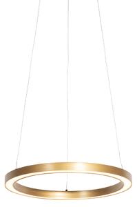 Zlaté závesné svietidlo 40 cm vrátane LED s 3-stupňovým stmievačom - Girello